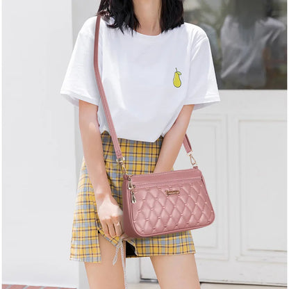 Embroidered Satchel Handbag
