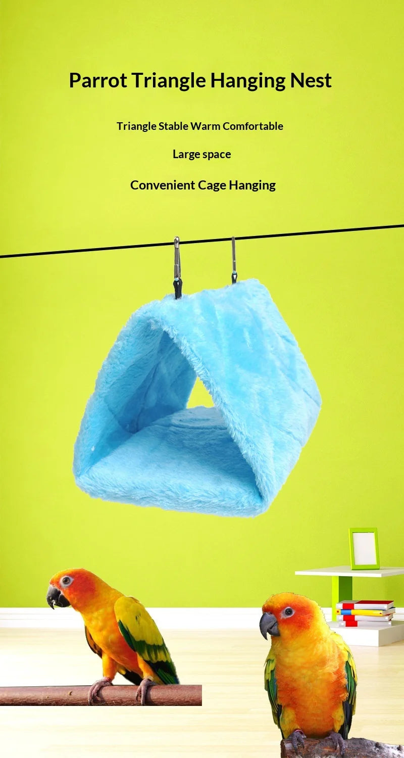 Plush Hanging Bird Tent Bed