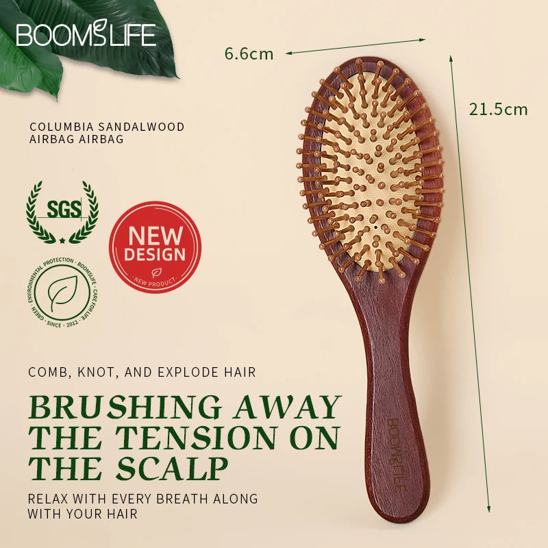 Oak Wood Hair Brush
