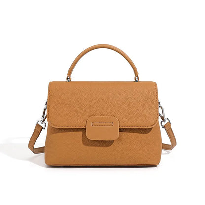 Zency Genuine Cowhide Leather Crossbody Bag