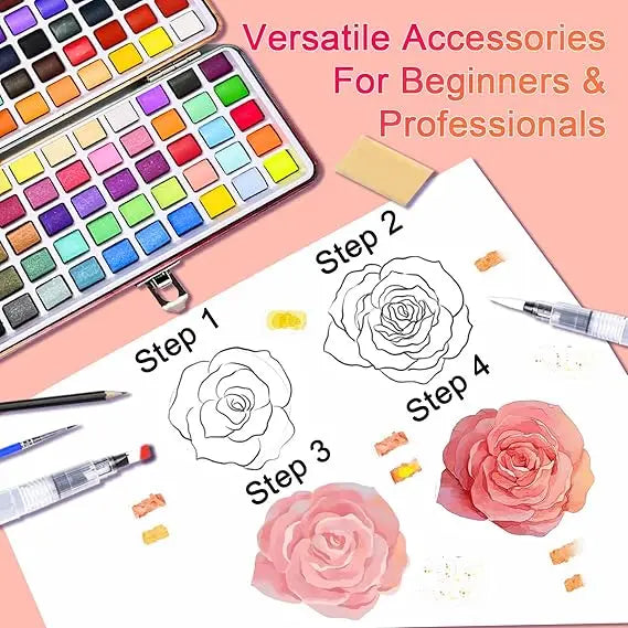 Professional Watercolor Paint Set