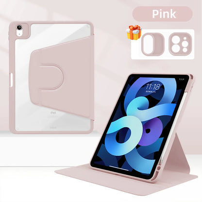 360° Rotatable Transparent Back Case for Apple iPad
