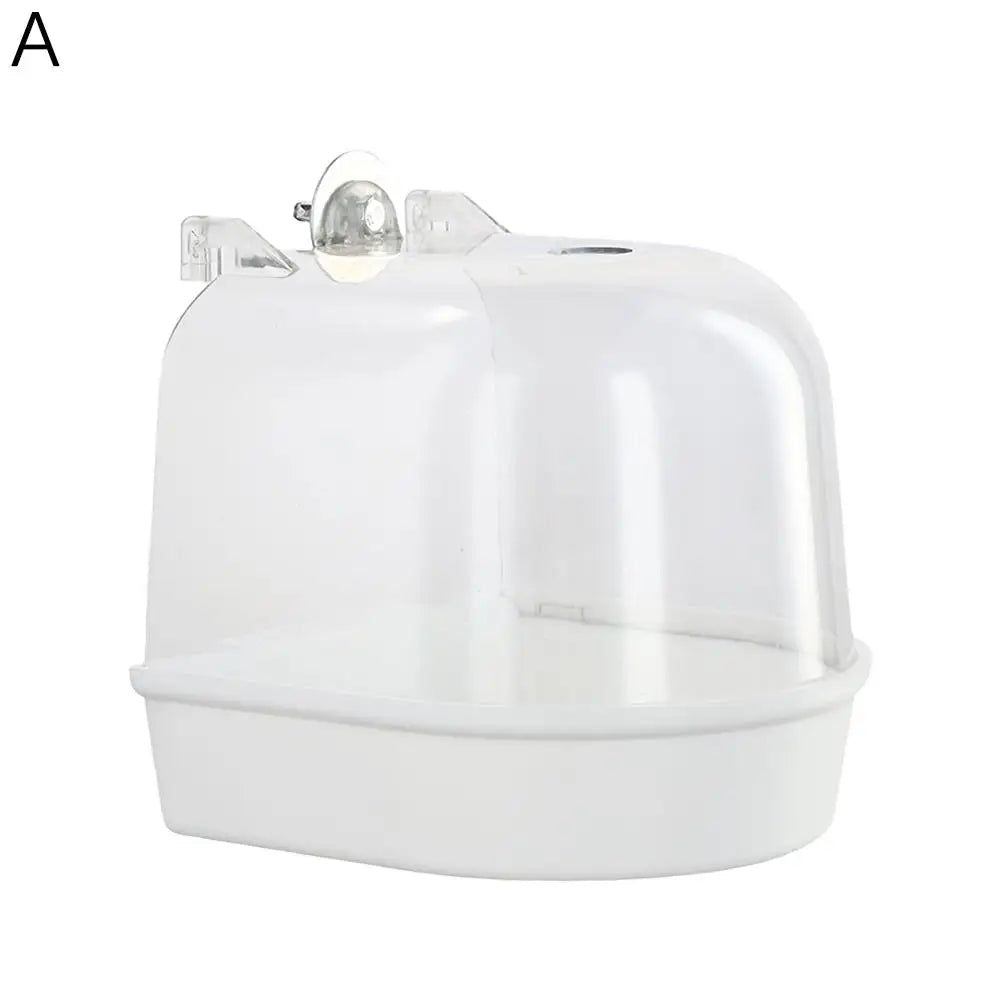 Hanging Acrylic Bird Bath for Cage