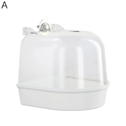 Hanging Acrylic Bird Bath for Cage