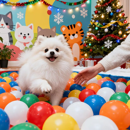 Colorful Dog Ball Toy Set