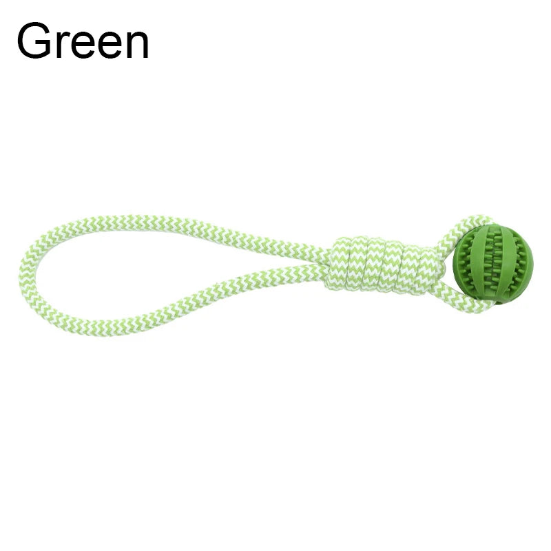 Rope Treat Ball Dog Toy