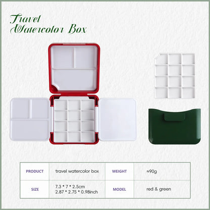 SeamiArt Portable Watercolour Palette Box