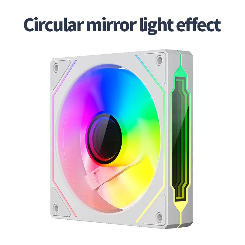120mm ARGB Infinity Mirror Cooling Fan with PWM Control