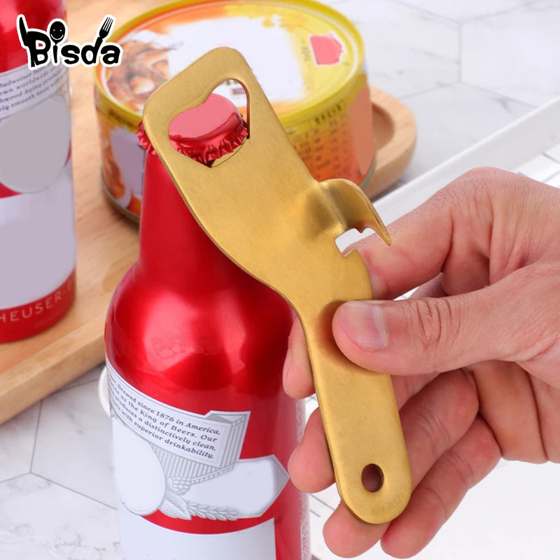 Stainless Steel Multi-Function Beer Bottle Opener
