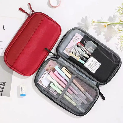 Oxford Multi-Pocket Pencil Case