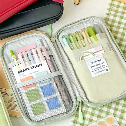 Oxford Multi-Pocket Pencil Case