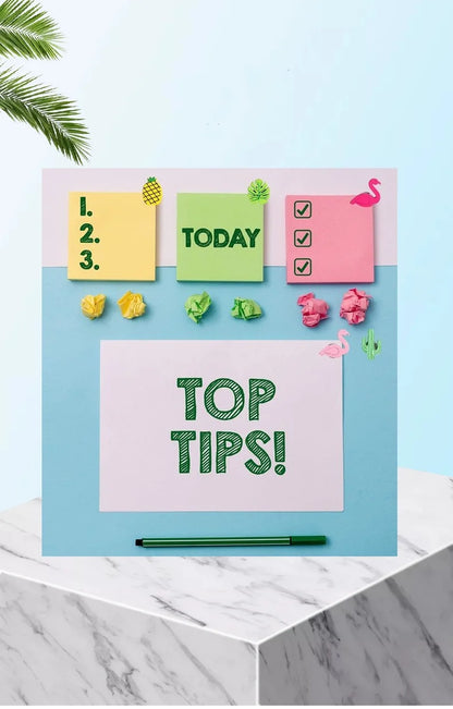 Decorative Wooden Flamingo & Cactus Push Pins