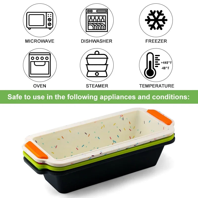 Rectangular Silicone Bread Pan Mold