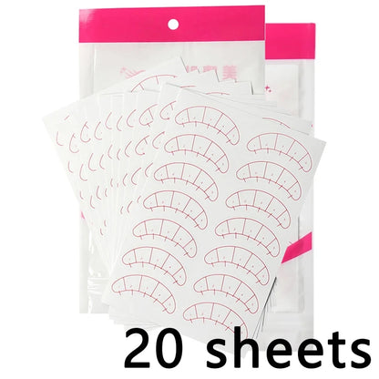 Eyelash Mapping Stickers