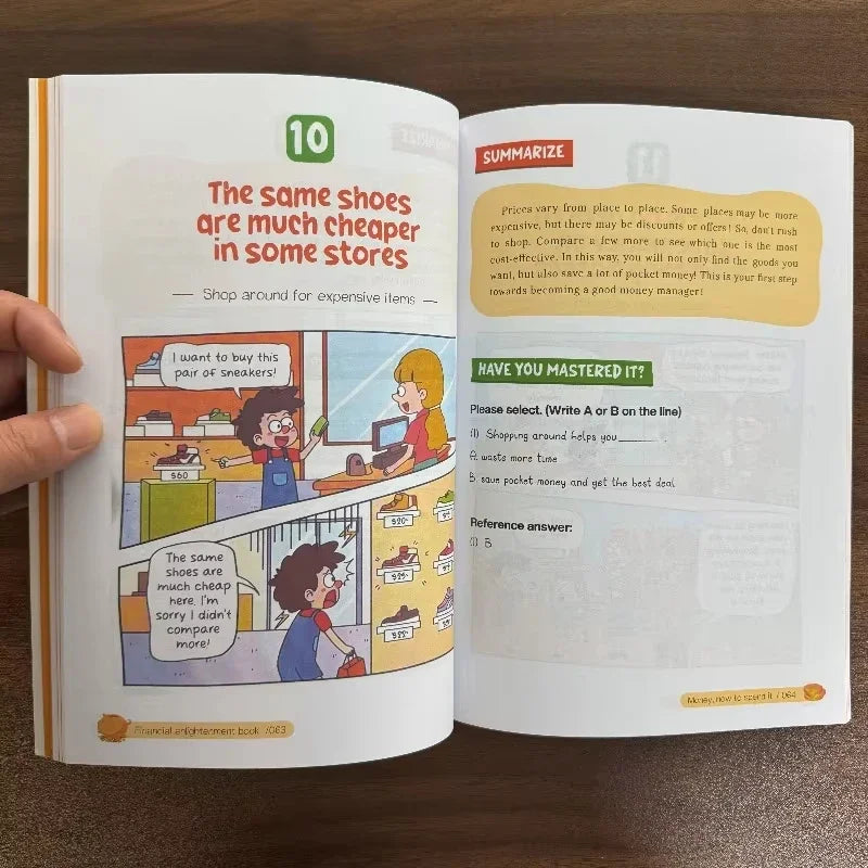 Kids Financial Literacy Comic Book – Learn About Money