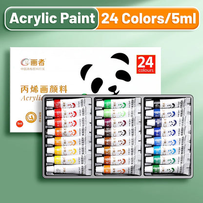12/18/24-Color Acrylic Paint Set – 5ml Tubes