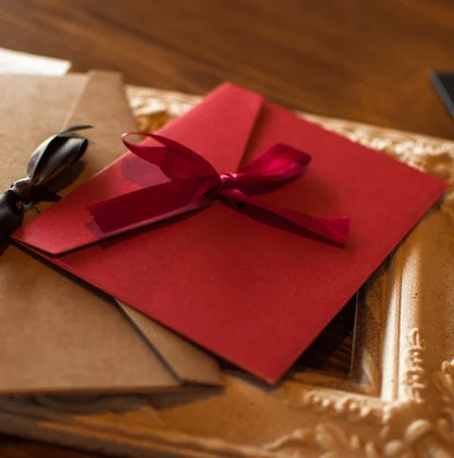Pearlescent Ribbon Gift Envelopes