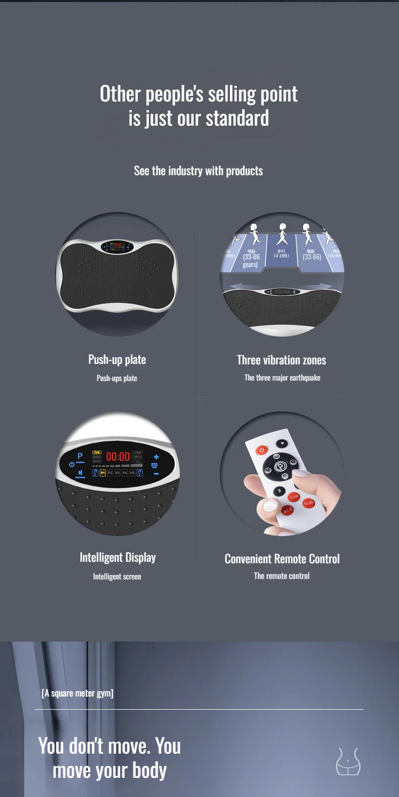 Vibration Fitness Exercise Platform