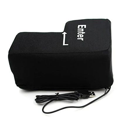 Oversized USB Enter Key Stress Relief Cushion