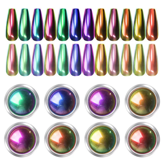 Magic Mirror Chameleon Nail Powder