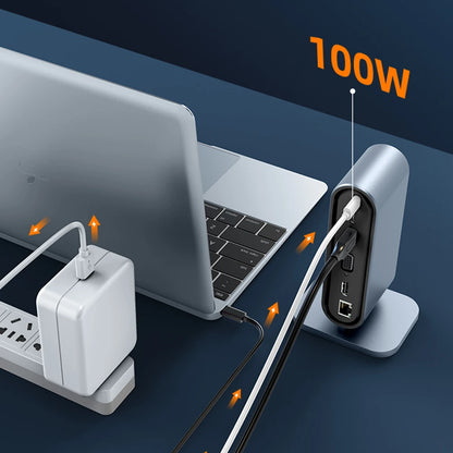 USB-C Docking Station – Up to 12-in-1 Hub