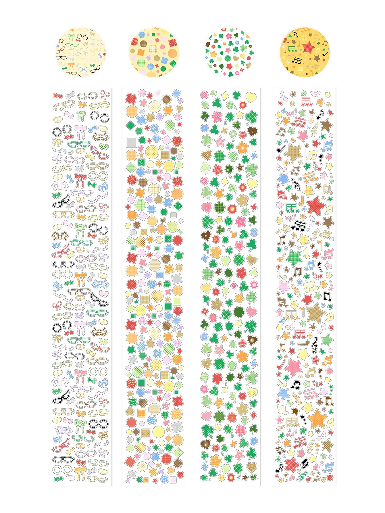 PET Decorative Sticker Tape Roll