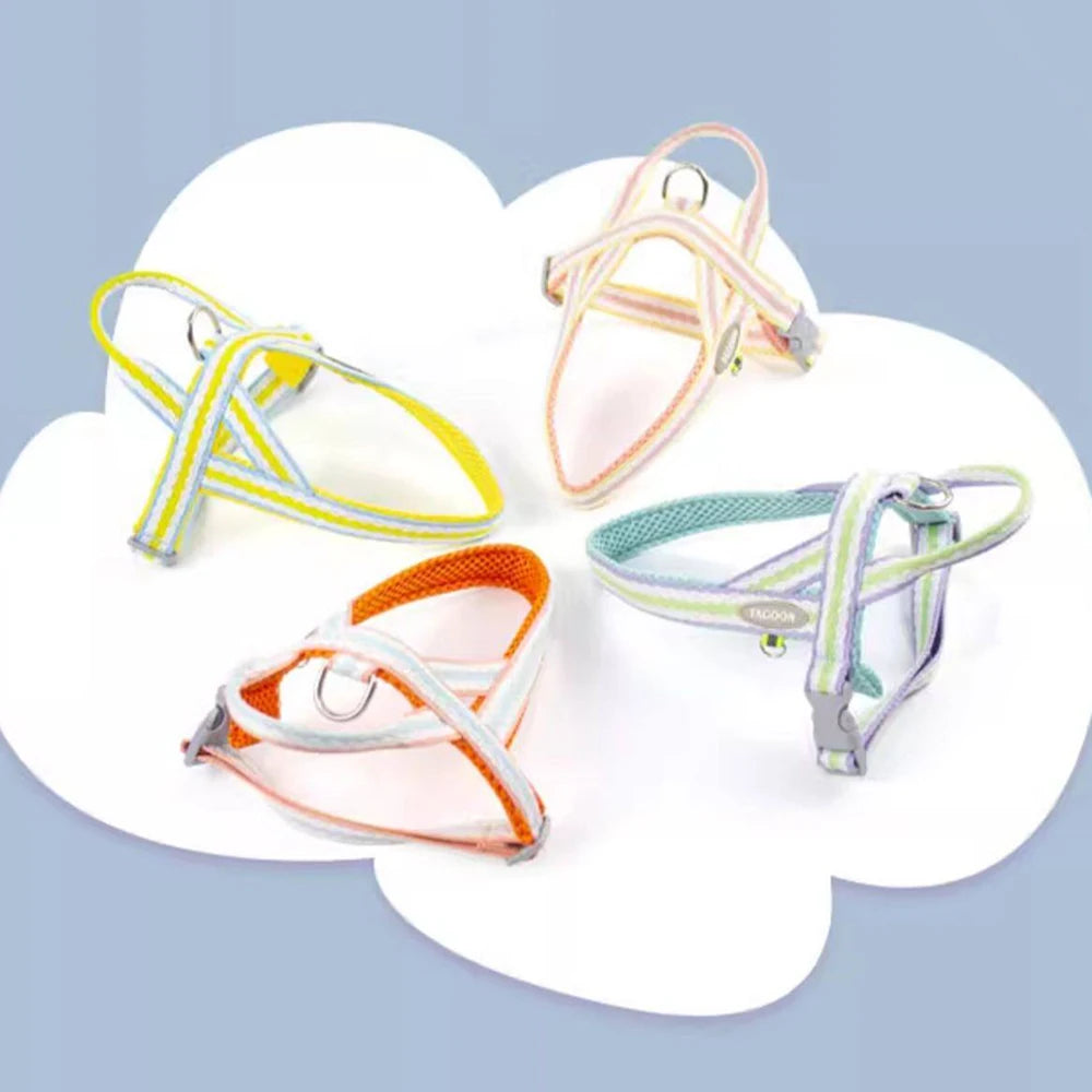 Colorful No-Pull Adjustable Dog Harness
