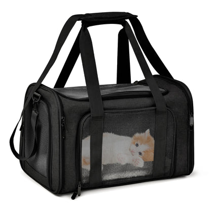 Airline Approved Soft-Sided Pet Carrier Bag for Small Dogs & Cats