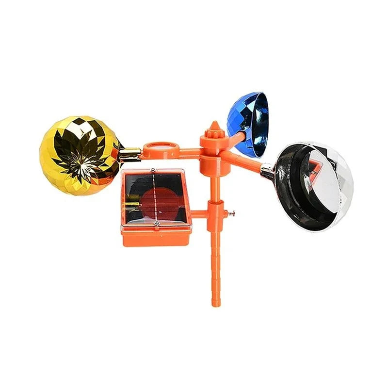 Solar Powered Bird Repeller with 360° Rotating Reflector