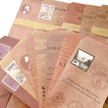 Cute Pattern Paper Envelope Set