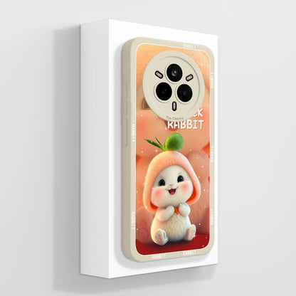 Cute Floral Silicone Case for Realme 14 Pro Series