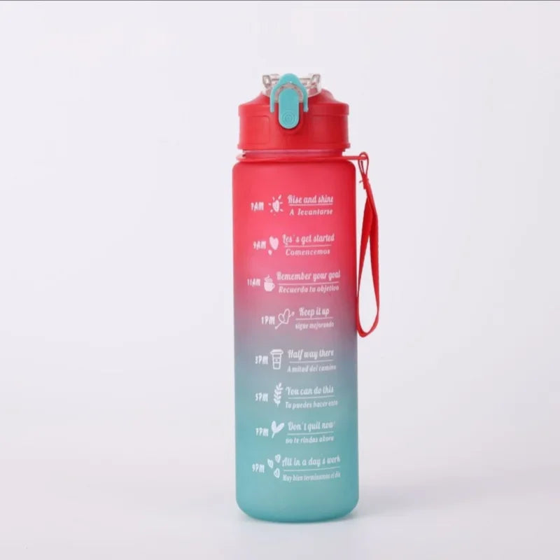 Sports Water Bottle with Time Marker