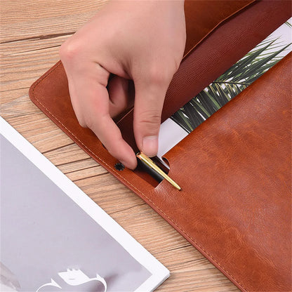 PU Leather Document & Passport Organiser Folder