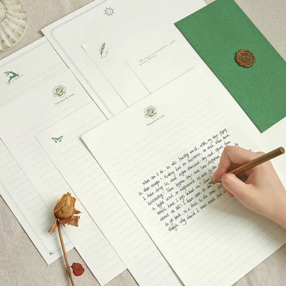 Artistic A4 Letter Paper with Premium Horizontal Lines