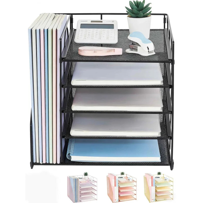 Multi-Layer Document & Paper Storage Rack