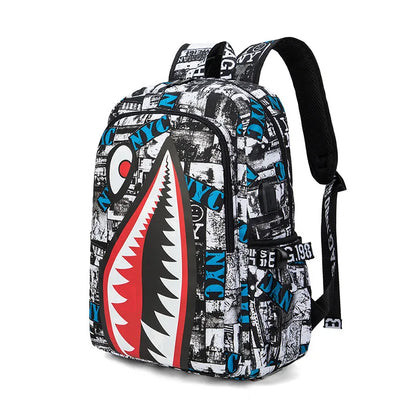 Shark School Backpack for Kids & Teens