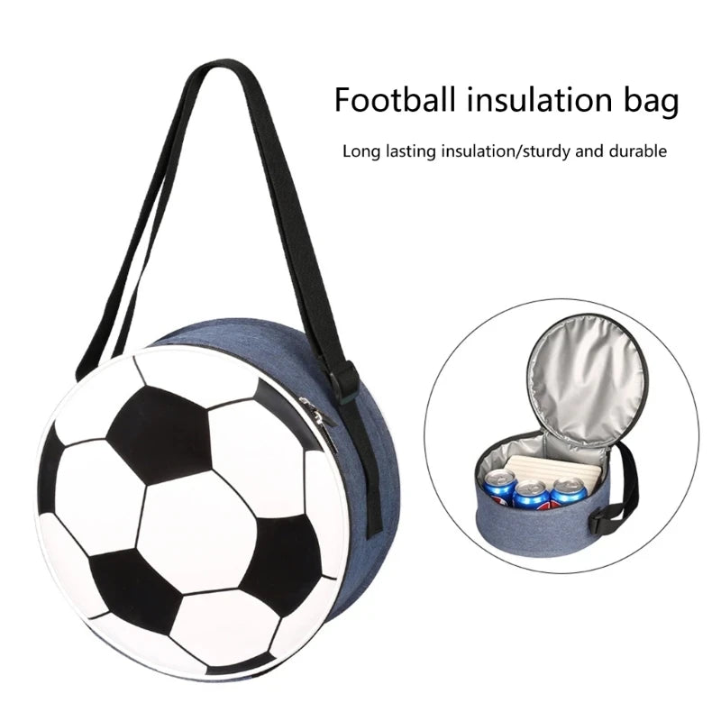 Football Insulated Lunch Bag