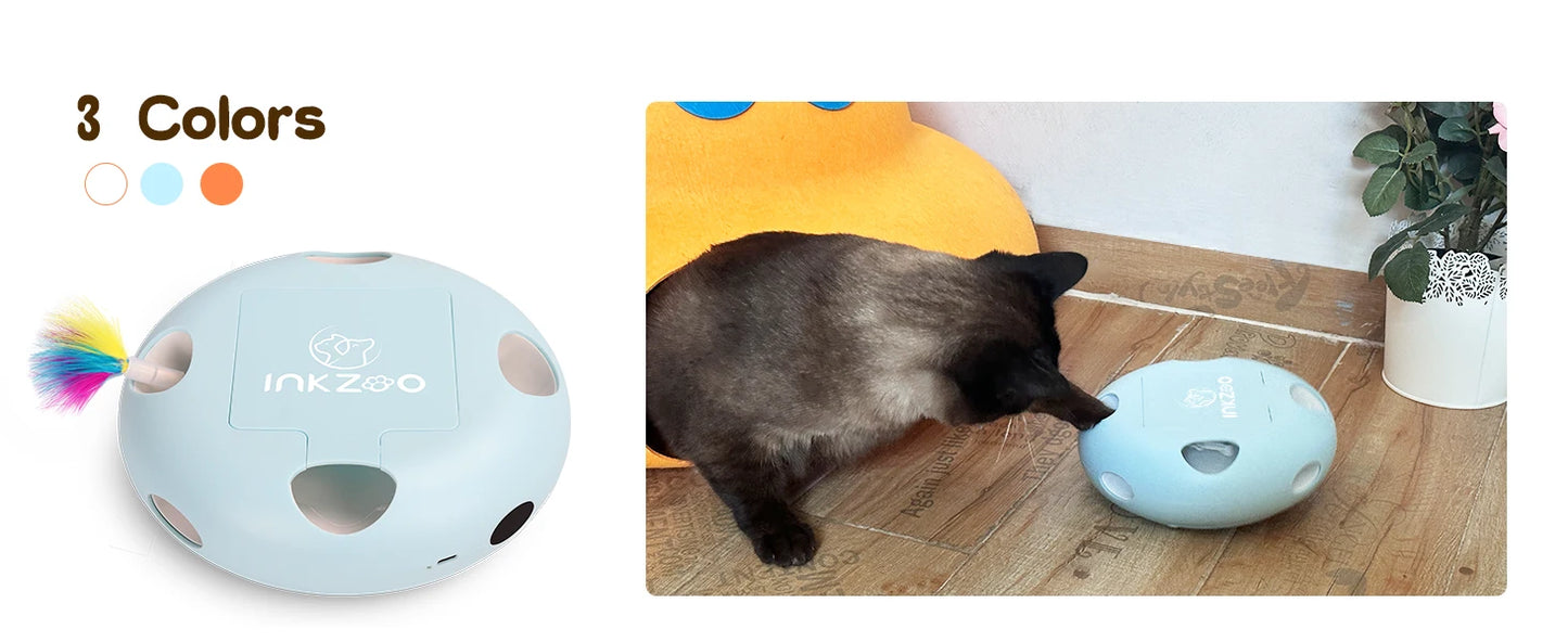 Interactive Whack-A-Mole Cat Toy