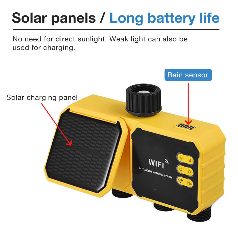 Smart Solar WiFi Irrigation Timer
