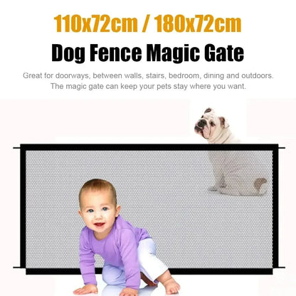 Portable Nylon Mesh Pet Safety Gate