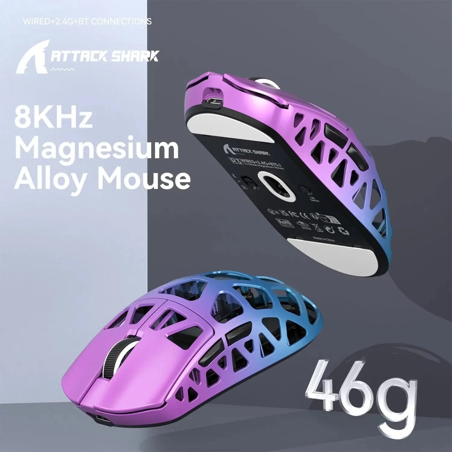 Attack Shark R3 Magnesium Alloy Gaming Mouse