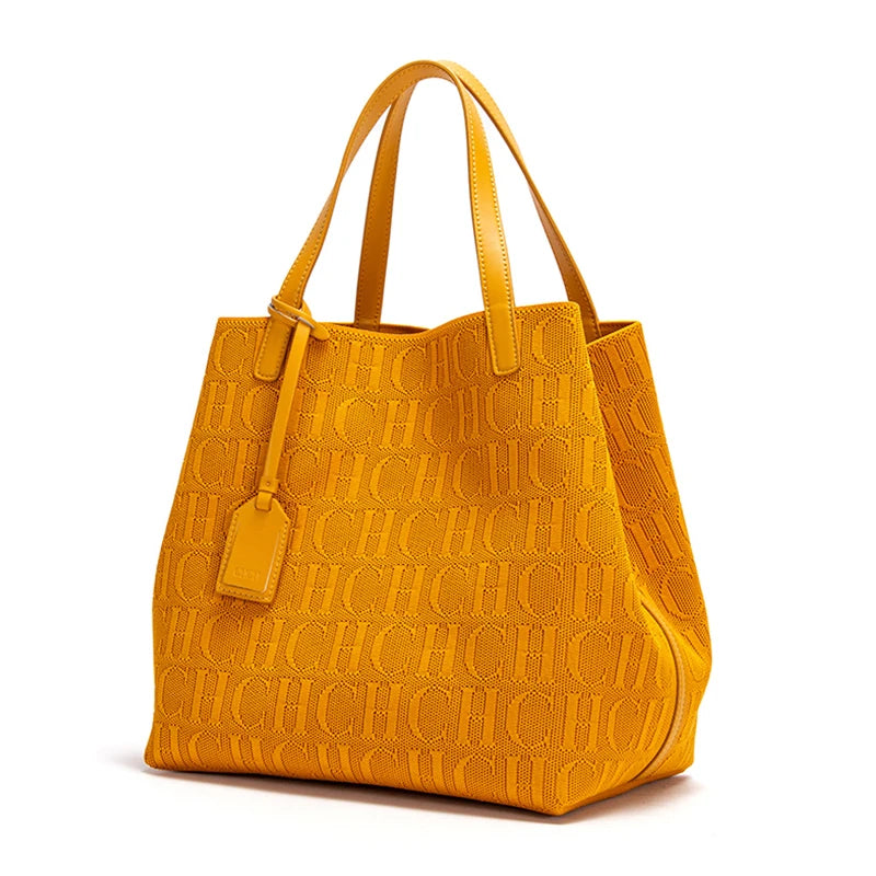 Large Capacity Knitted Tote Bag