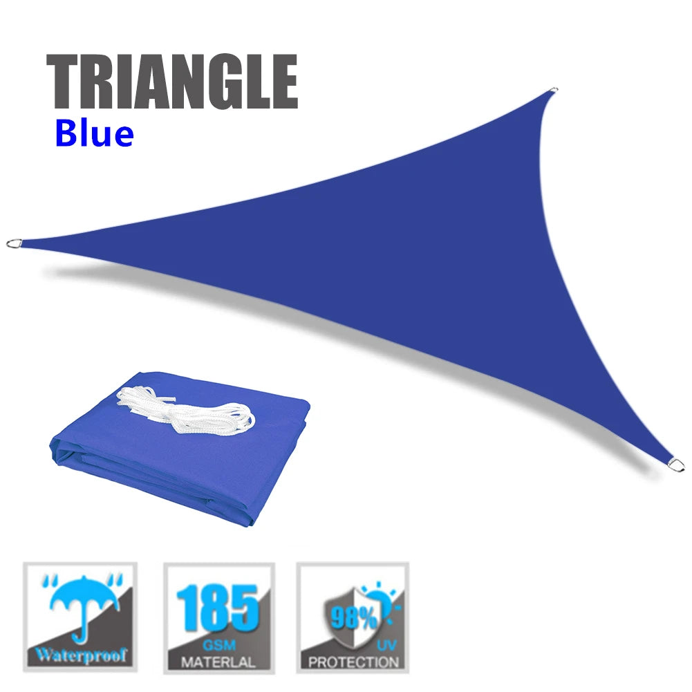 Waterproof Triangle Sun Shade Sail