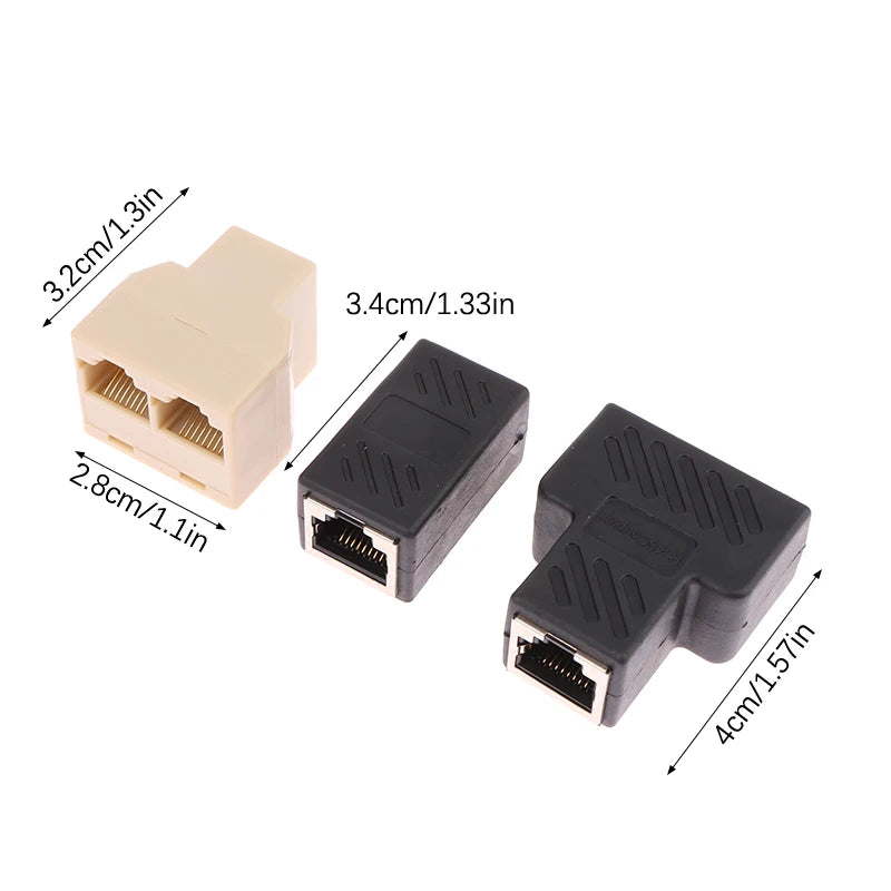RJ45 Ethernet Network Coupler Adapter