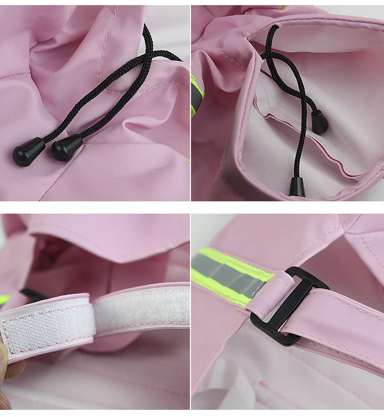 Waterproof Reflective Dog Raincoat
