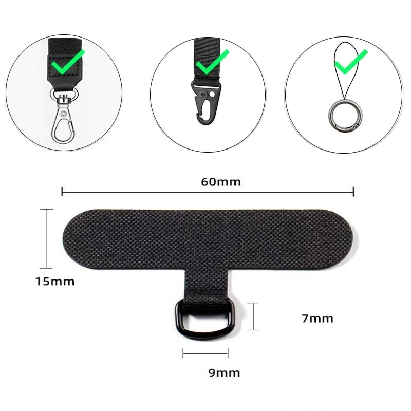 Universal TPU Phone Lanyard Patch & Anti-Lost Tether Pad
