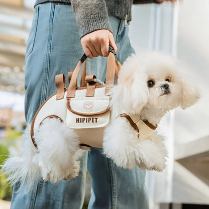 Portable Pet Carrier Shoulder Bag with Safety Harness