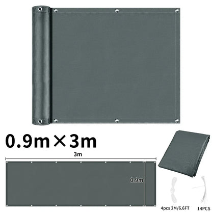 Waterproof Balcony Privacy Screen Cover