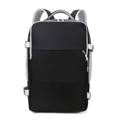 Waterproof Laptop Backpack with USB Charging Port & Luggage Strap