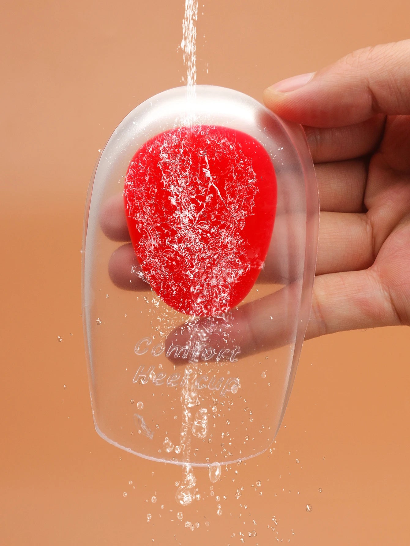 Silicone Gel Heel Cups for Pain Relief & Shock Absorption